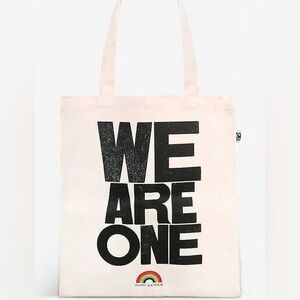 Kurt Geiger NWT🪢 LIMITED EDITION, London “We Are One” Recycled Canvas Tote